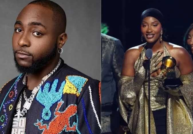 Davido applauds Tems Grammy win
